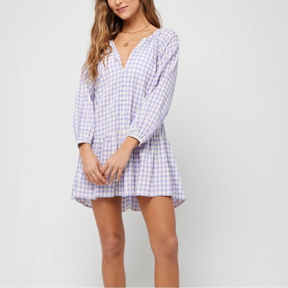 NWT L*SPACE VIDA dress Boho Sz S - Picture 1 of 8